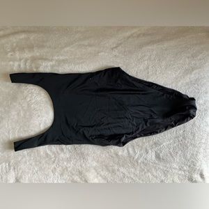 Arie Black Swimsuit-Low Back